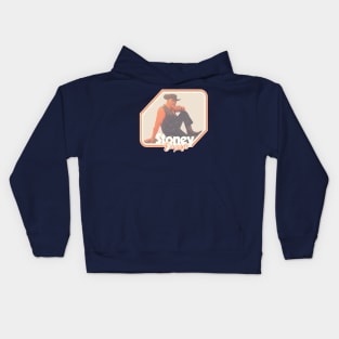 Retro Stoney Edwards Country Legend Tribute Kids Hoodie